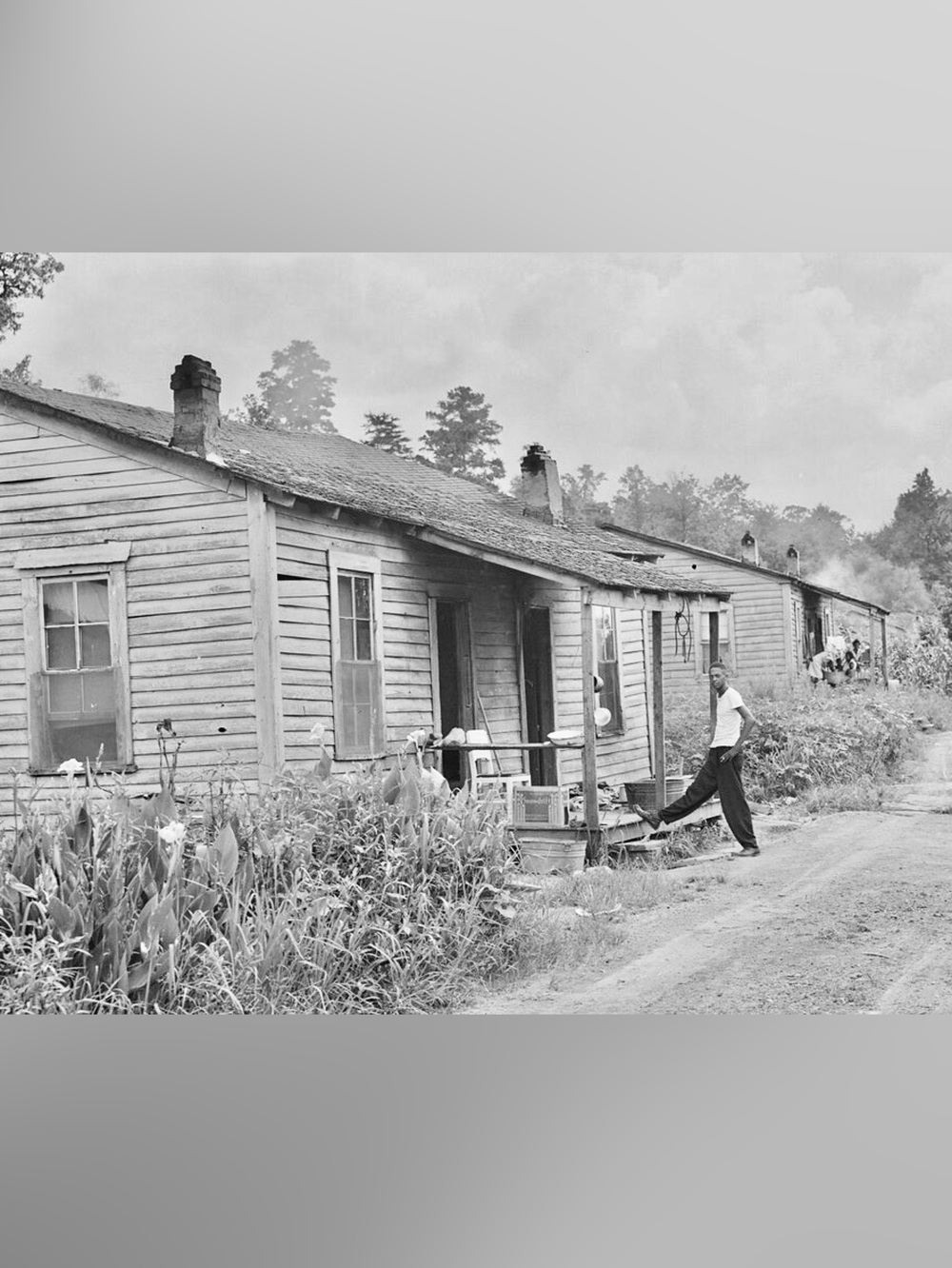 1946 Housing For African American Coal Miners Bankhead Mine Alabama 8x10 Photo